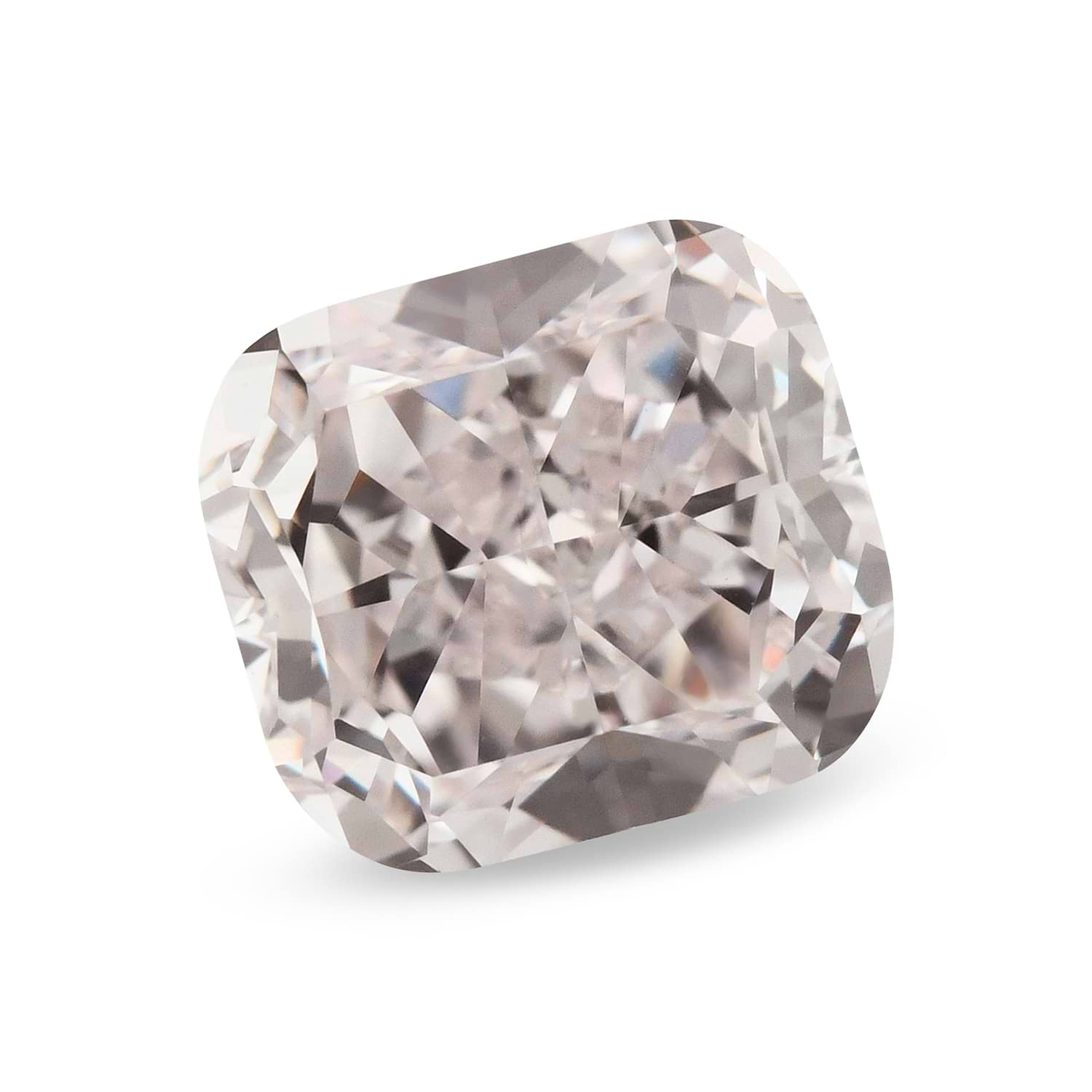 1.01 Carat Very Light Pink Cushion Diamond VVS2 GIA