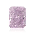 1.05 Carat Fancy Pink Purple Radiant Diamond I1 GIA