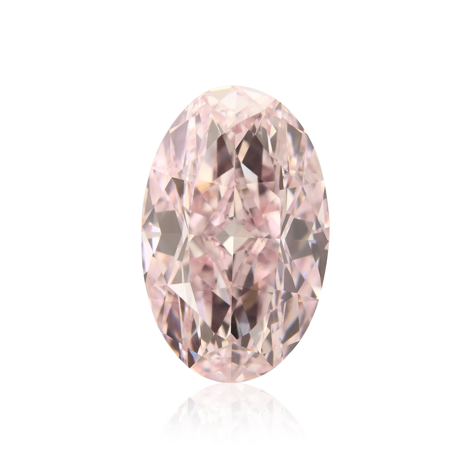 1.08 Carat Fancy Pink Oval Diamond VS1 GIA