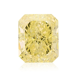 1.08 Carat Fancy Yellow Radiant Diamond VVS2 GIA