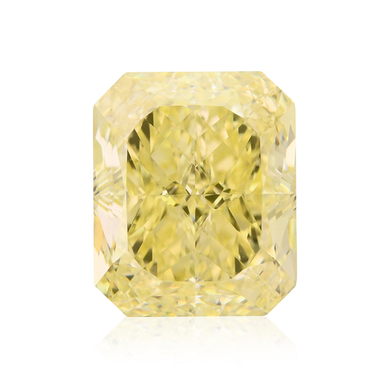 1.08 Carat Fancy Yellow Radiant Diamond VVS2 GIA