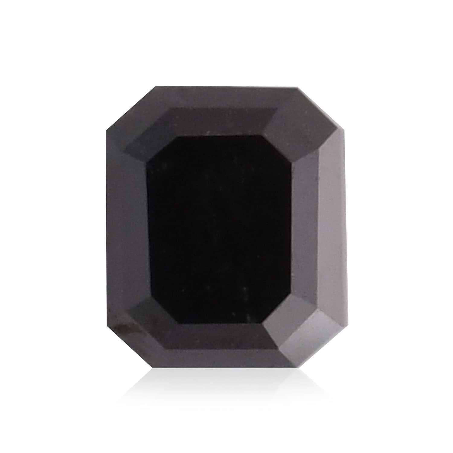 1.10 Carat Fancy Black Emerald Diamond GIA