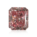 1.24 Carat Fancy Intense Pink Radiant Diamond SI2 GIA