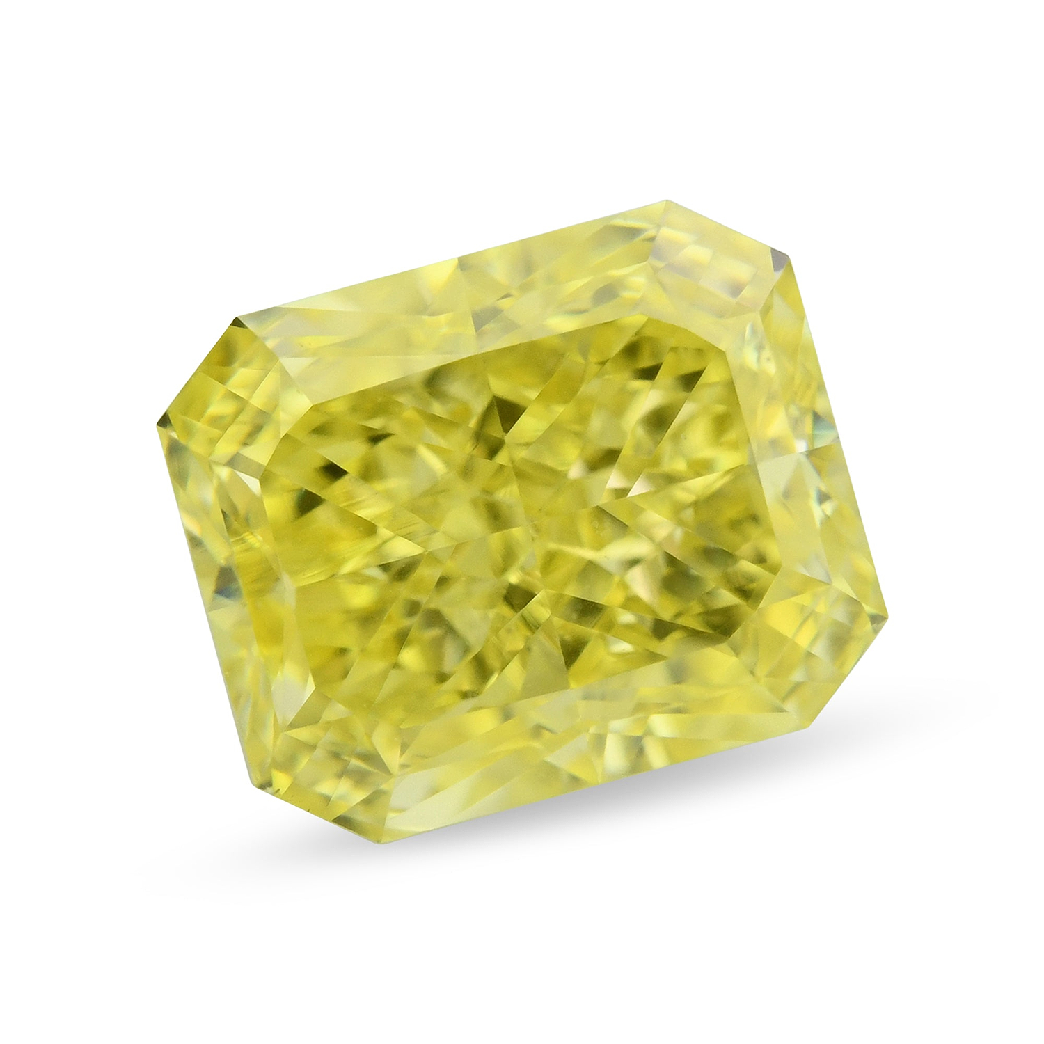 1.36 Carat Fancy Intense Yellow Radiant Diamond VS1 GIA