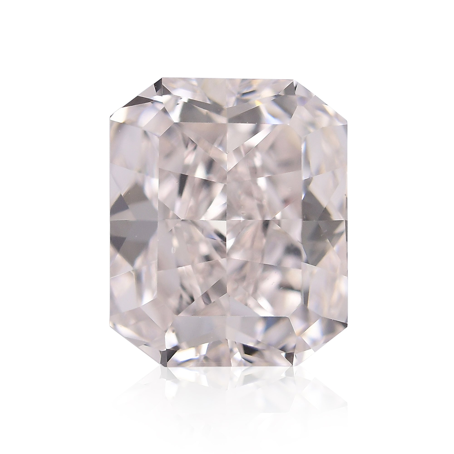 1.47 Carat Faint Pink Radiant Diamond VS2 GIA