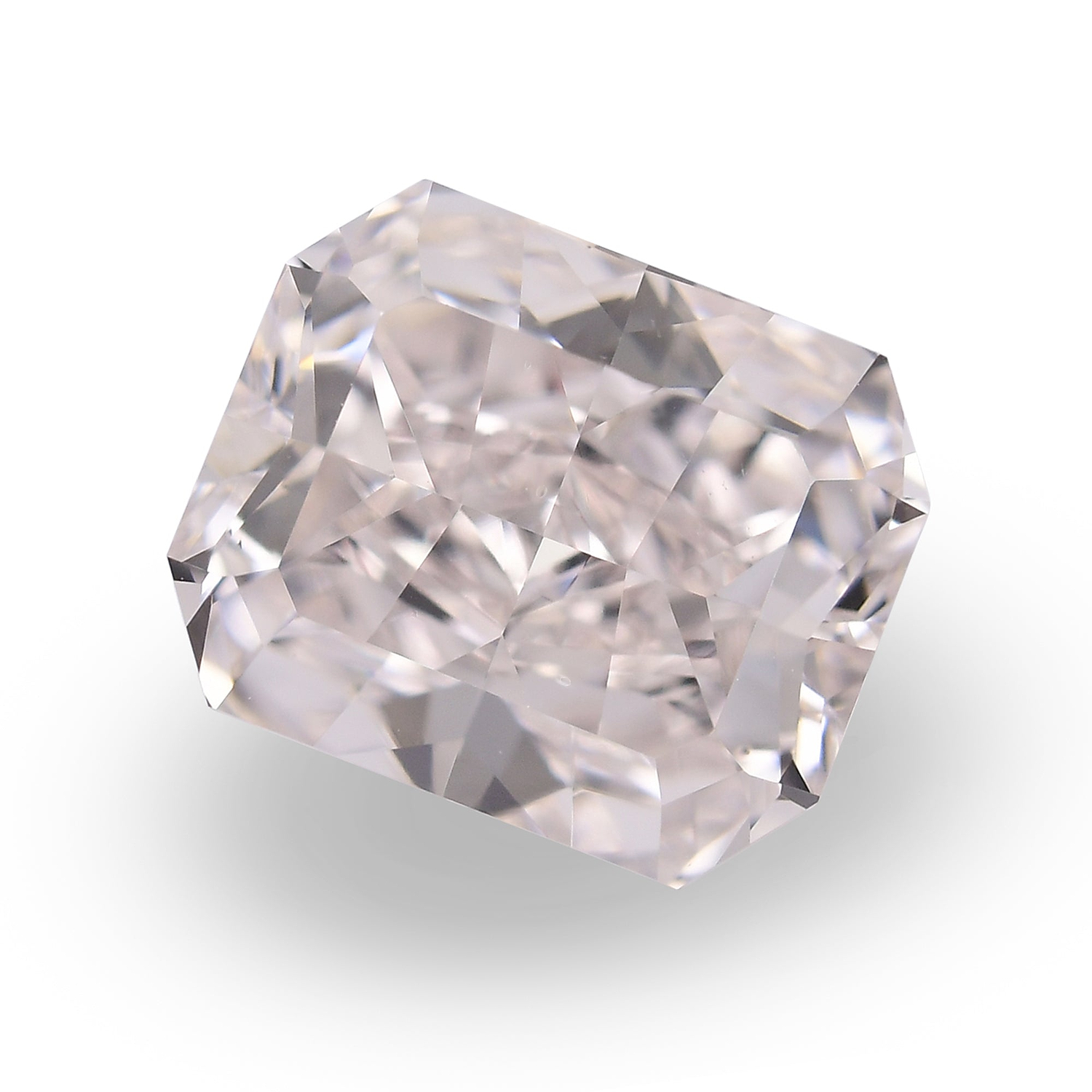 1.47 Carat Faint Pink Radiant Diamond VS2 GIA