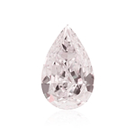 1.50 carat, Faint Pink Diamond, Pear Shape, VS2 Clarity, GIA
