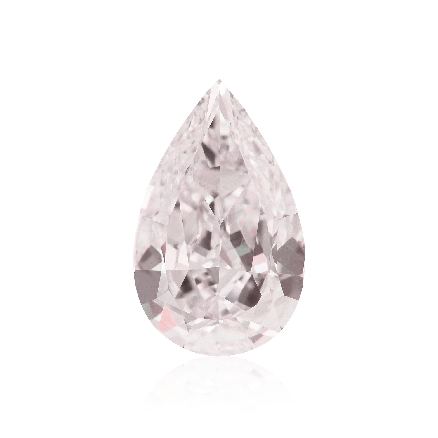 1.50 carat, Faint Pink Diamond, Pear Shape, VS2 Clarity, GIA