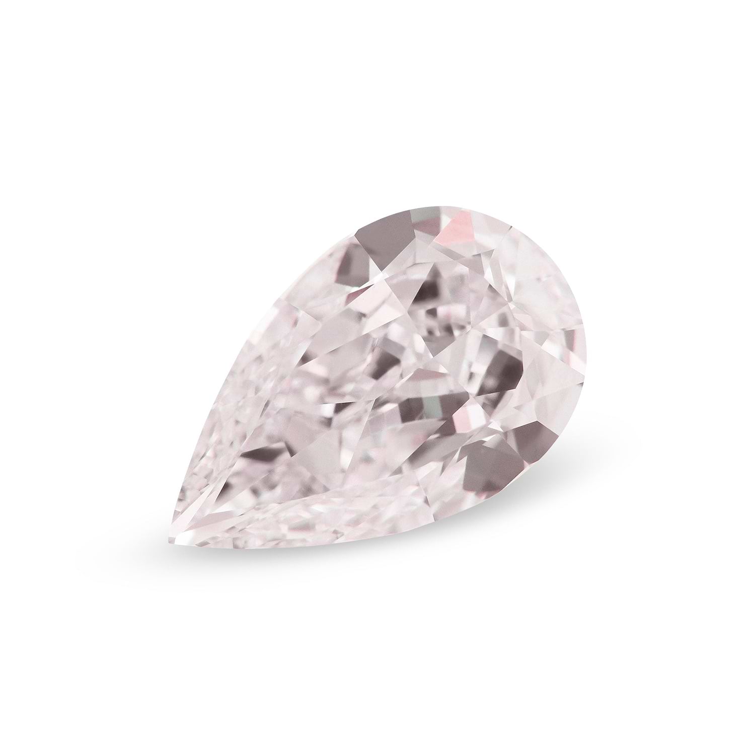 1.50 carat, Faint Pink Diamond, Pear Shape, VS2 Clarity, GIA