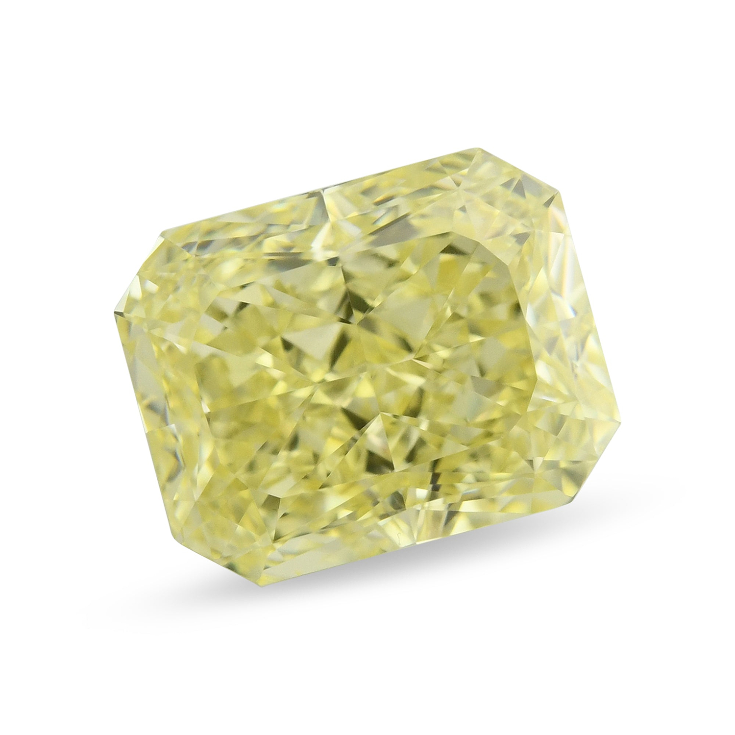 1.62 Carat Fancy Yellow Radiant Diamond VVS2 GIA