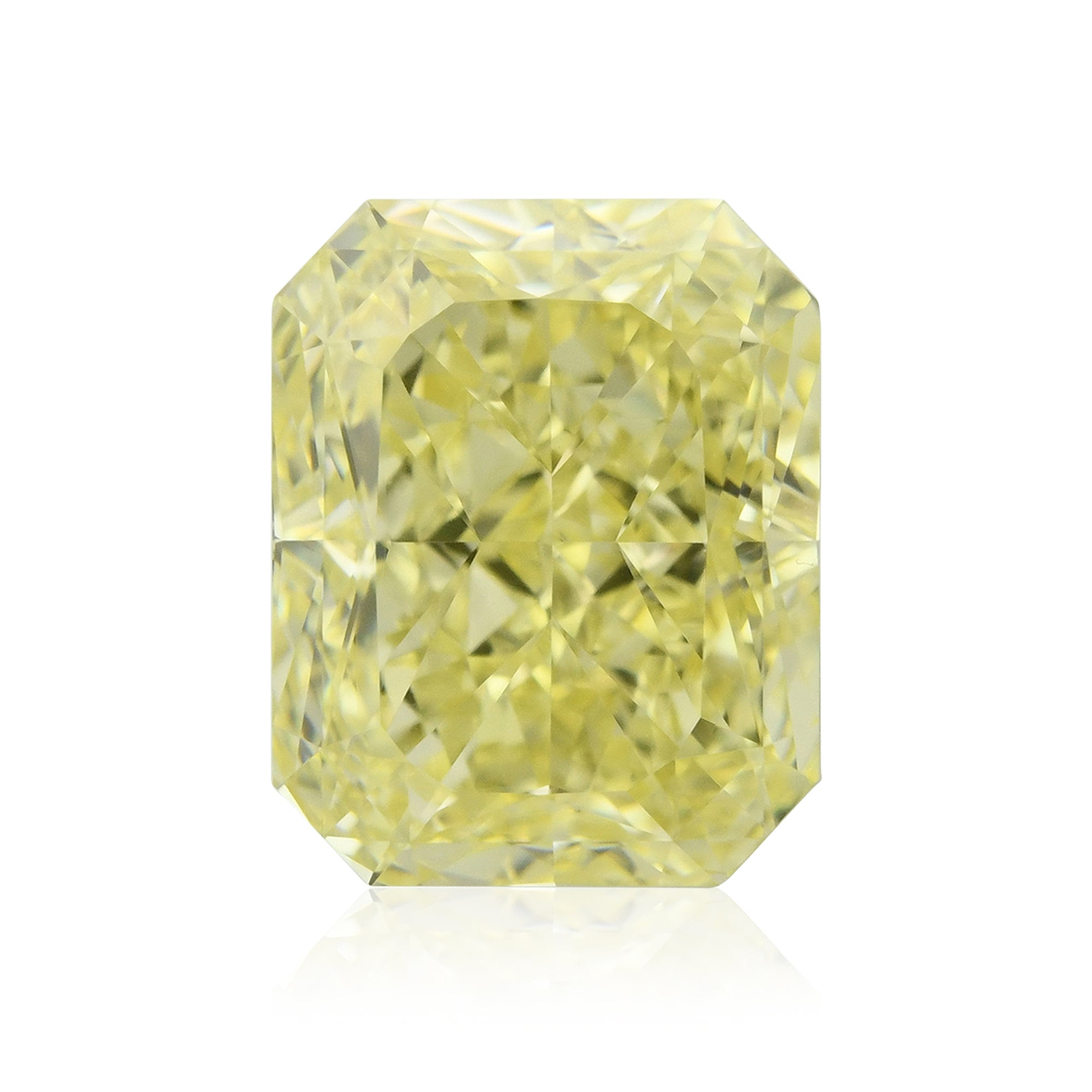 1.62 Carat Fancy Yellow Radiant Diamond VVS2 GIA