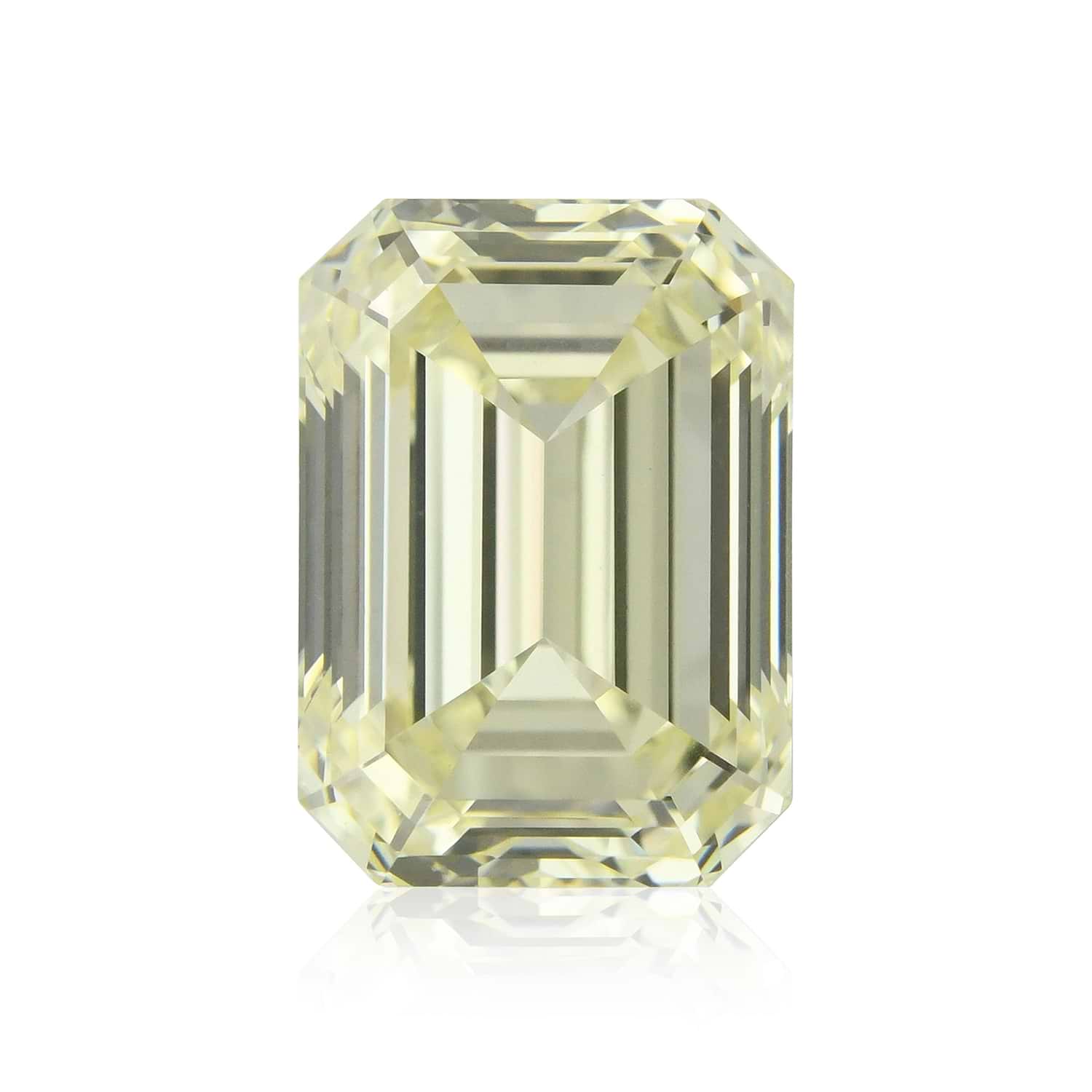1.90 Carat O-P Emerald Diamond VS2 GIA