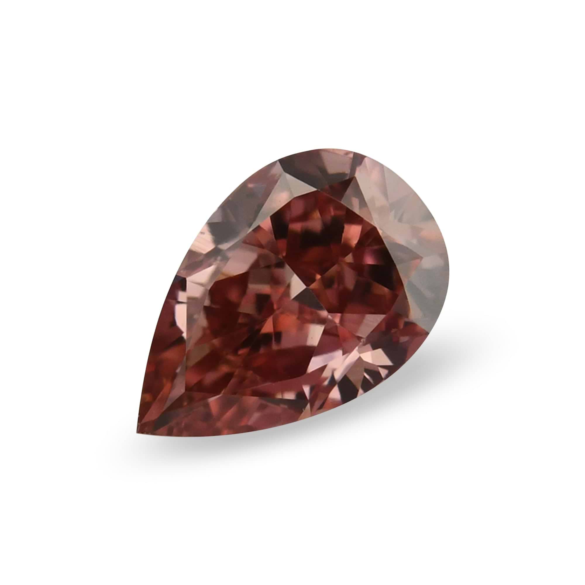 0.78 Carat Fancy Deep Pink Radiant Diamond (I1) GIA | LEIBISH