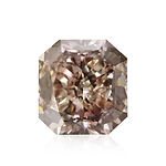 2.03 Carat Fancy Pinkish Brown Radiant Diamond VS2 GIA