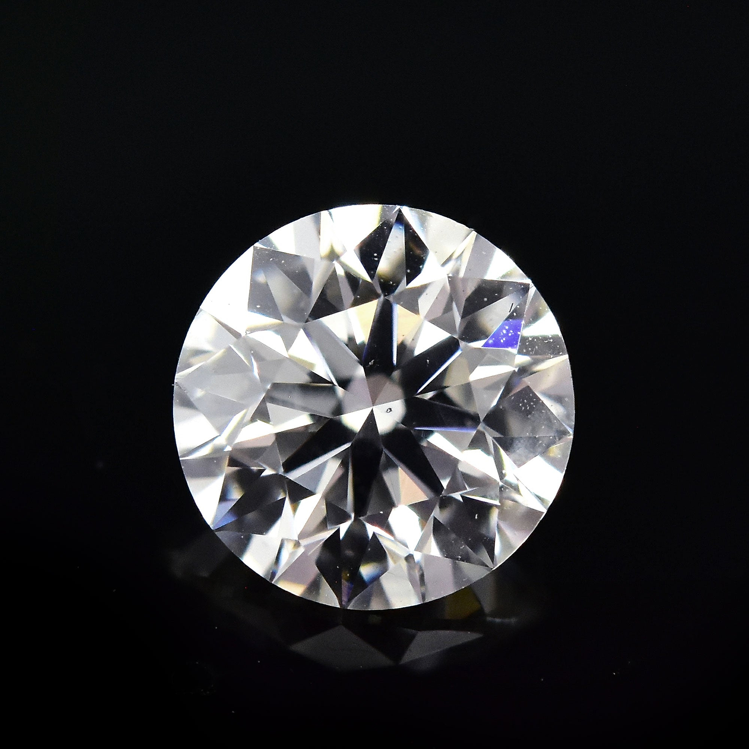 0.50 Carat H Round Brillant Diamond SI1 GIA