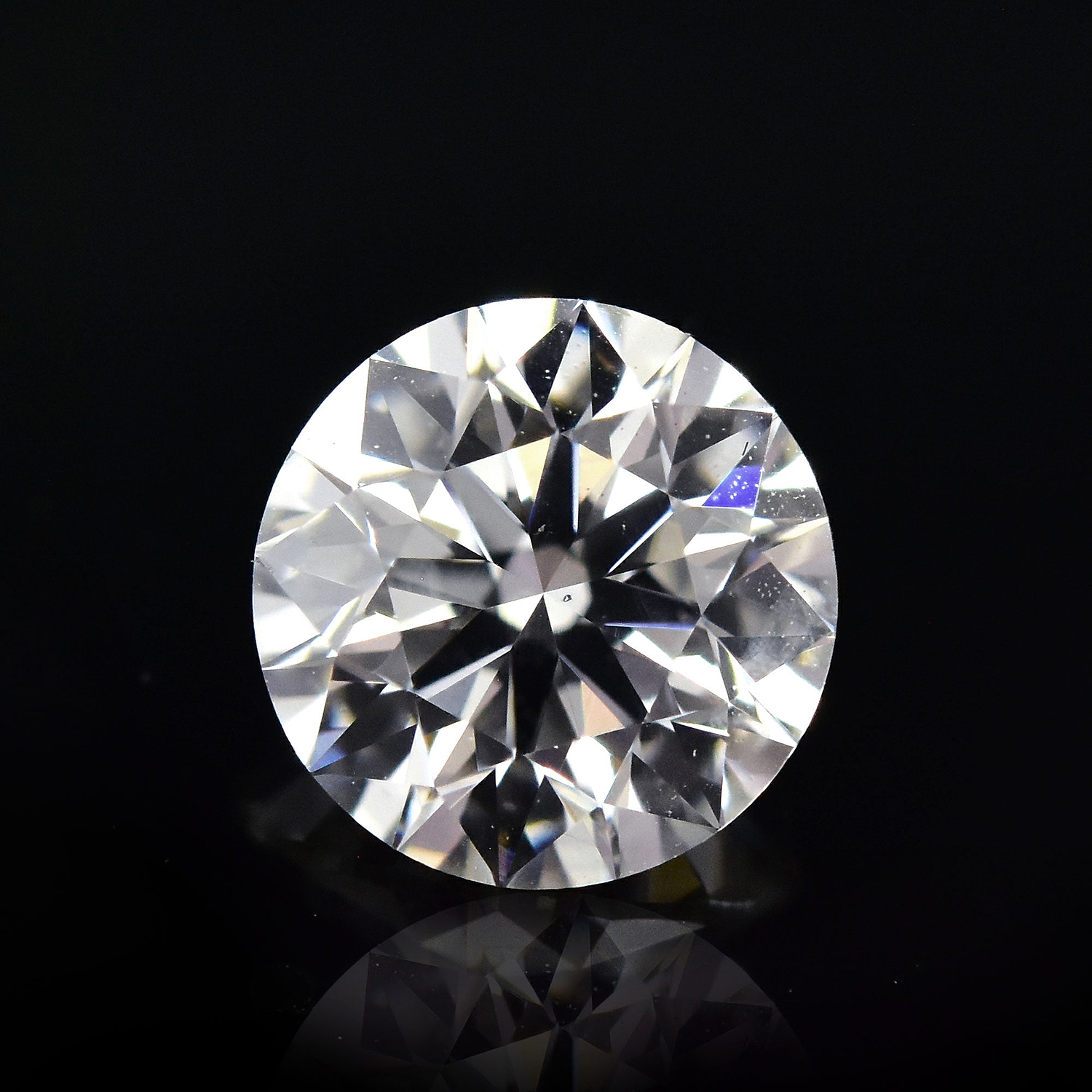 0.50 Carat H Round Brillant Diamond SI1 GIA