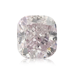 0.61 Carat Fancy Purplish Pink Cushion Diamond SI2 GIA