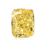 1.01 Carat Fancy Intense Yellow Cushion Diamond VS2 GIA