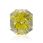 0.41 Carat Fancy Intense Yellow Radiant Diamond VS1 GIA