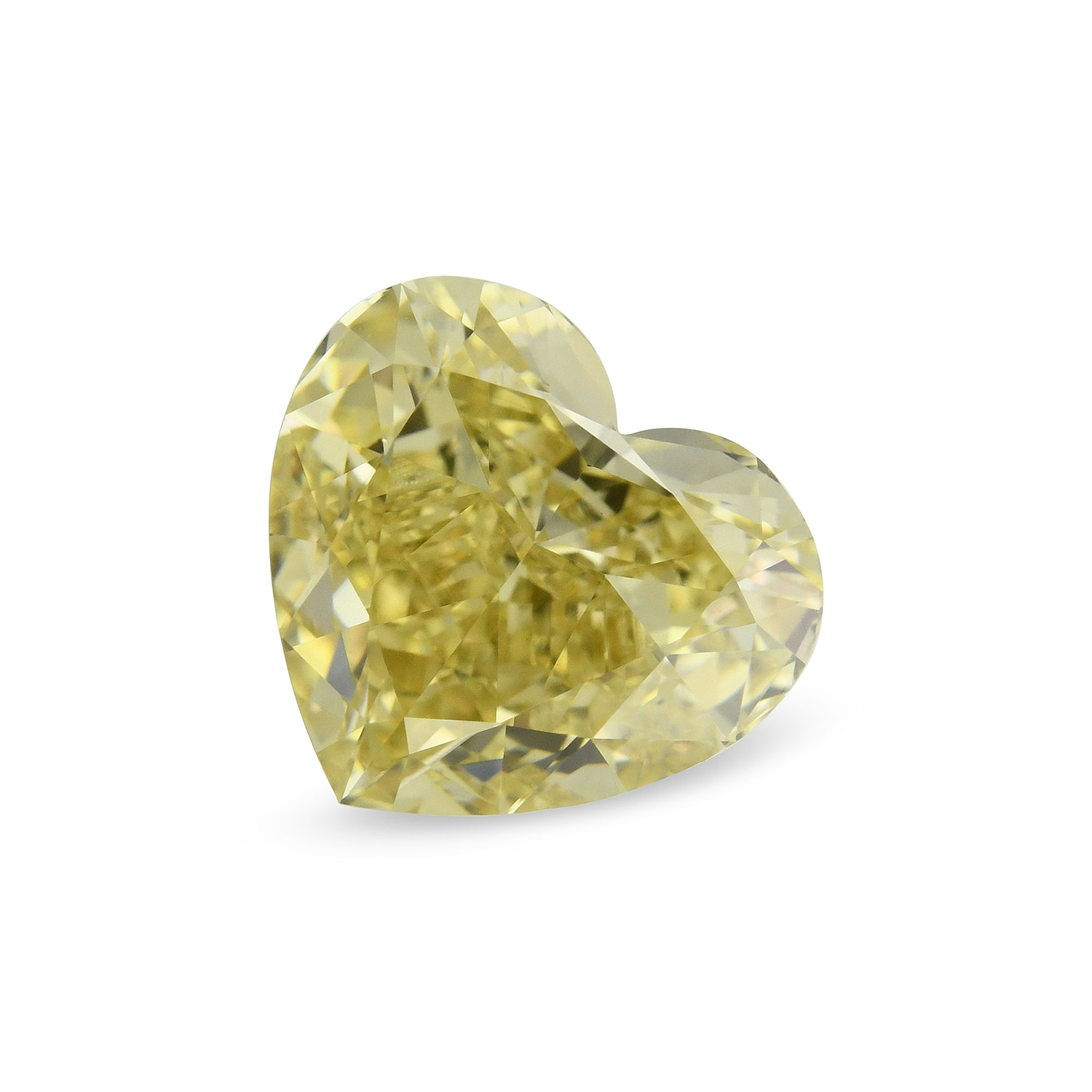 2.00 Carat Fancy Brownish Yellow HEART Diamond VS1 GIA