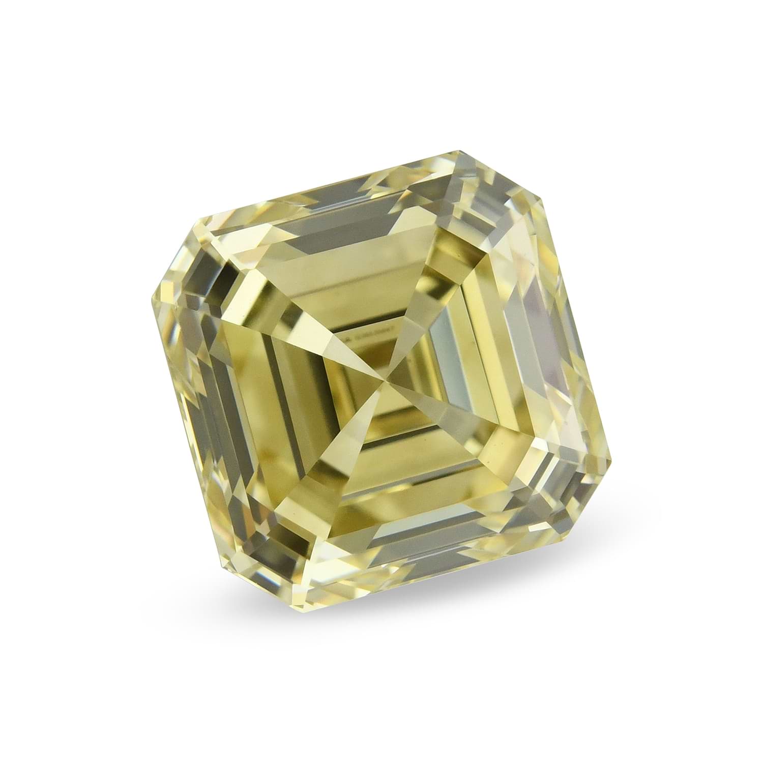2.13 Carat Fancy Brownish Yellow Asscher Diamond VS1 GIA