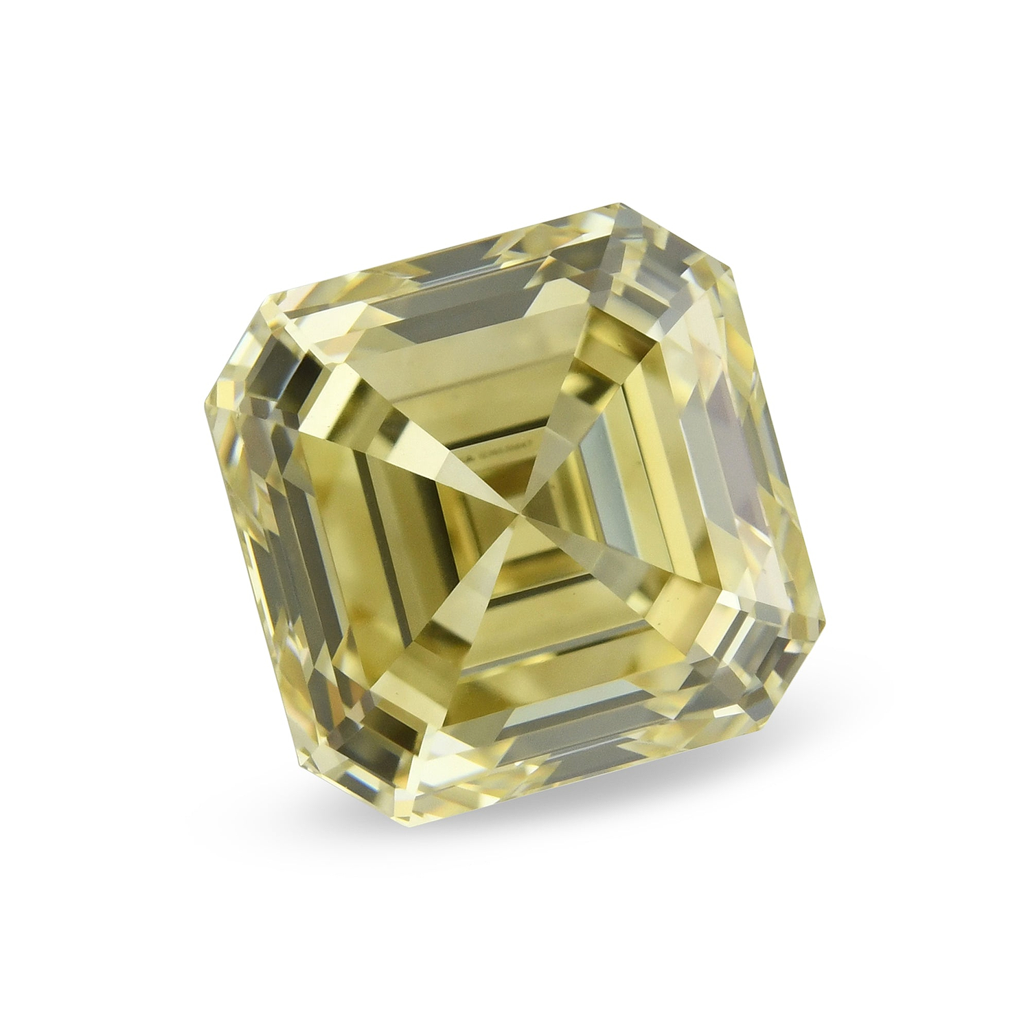 2.13 Carat Fancy Brownish Yellow Asscher Diamond VS1 GIA
