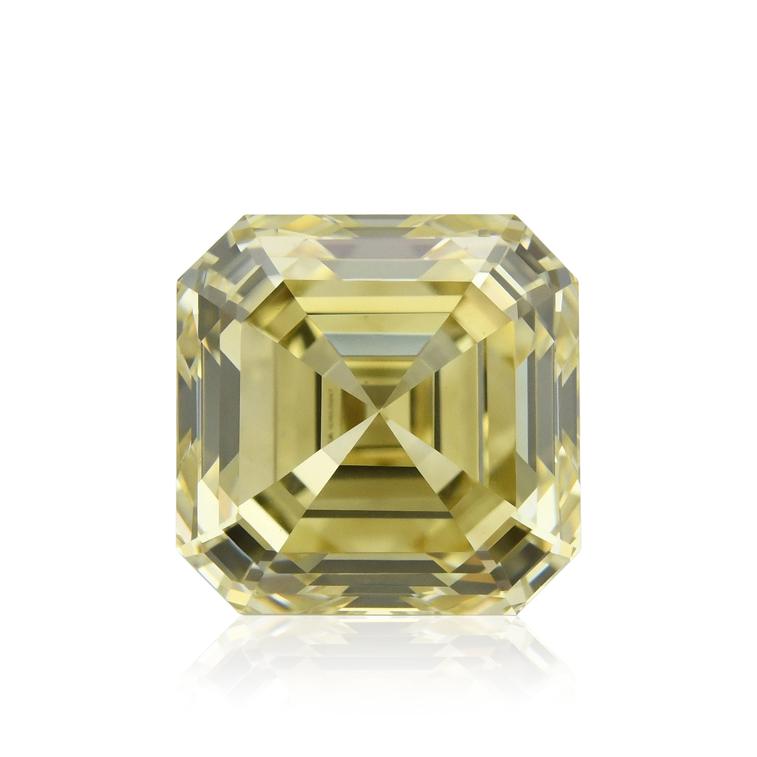 2.13 Carat Fancy Brownish Yellow Asscher Diamond VS1 GIA