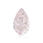 2.13 Carat Light Pink Pear Diamond VVS1 GIA