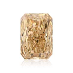2.51 Carat Fancy Yellow Brown Radiant Diamond VS1 GIA