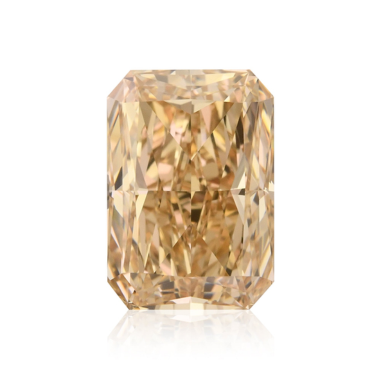 2.51 Carat Fancy Yellow Brown Radiant Diamond VS1 GIA