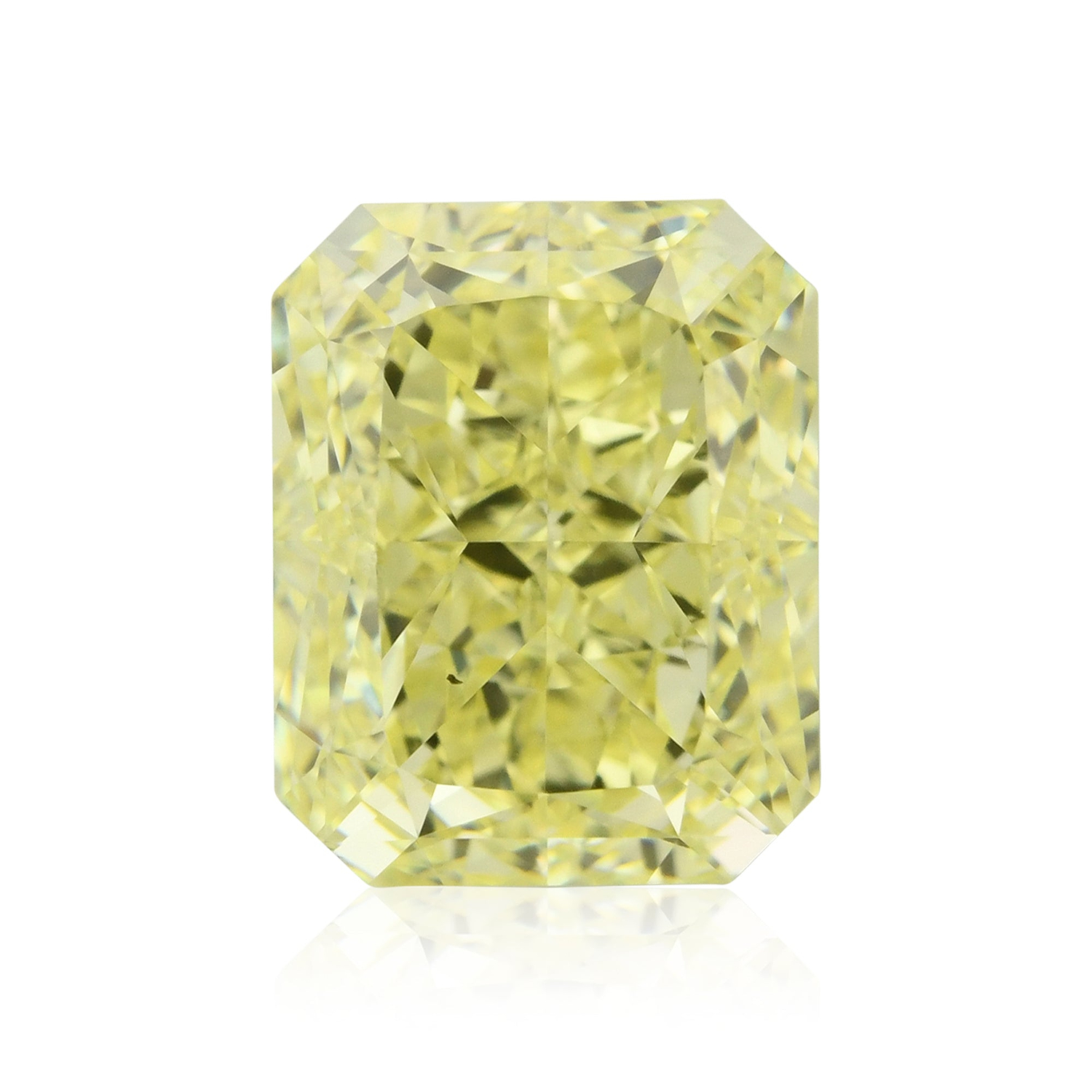 2.53 Carat Fancy Yellow Radiant Diamond VS2 GIA