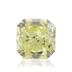 0.61 Carat Fancy Light Yellow Radiant Diamond (VS2)