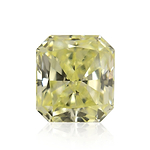 0.60 Carat Fancy Light Yellow Radiant Diamond (VS1)