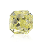 0.55 Carat Fancy Light Yellow Radiant Diamond (SI1)