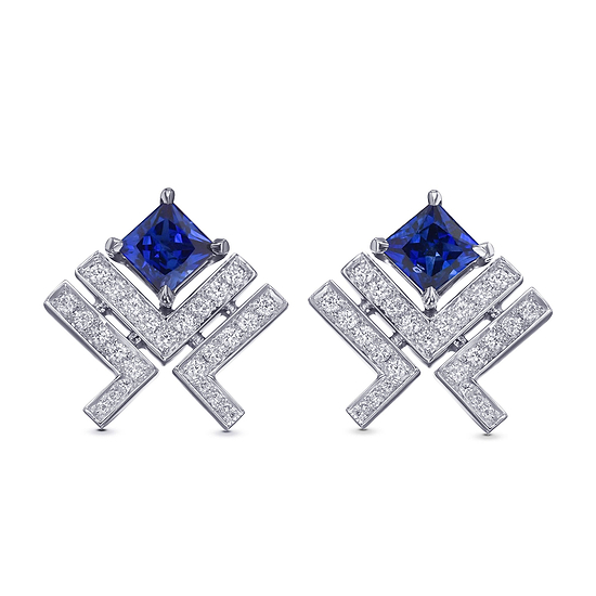 LEGACY - Princess Sapphire Earrings
