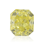 0.46 Carat Fancy Yellow Radiant Diamond VS2 IGI