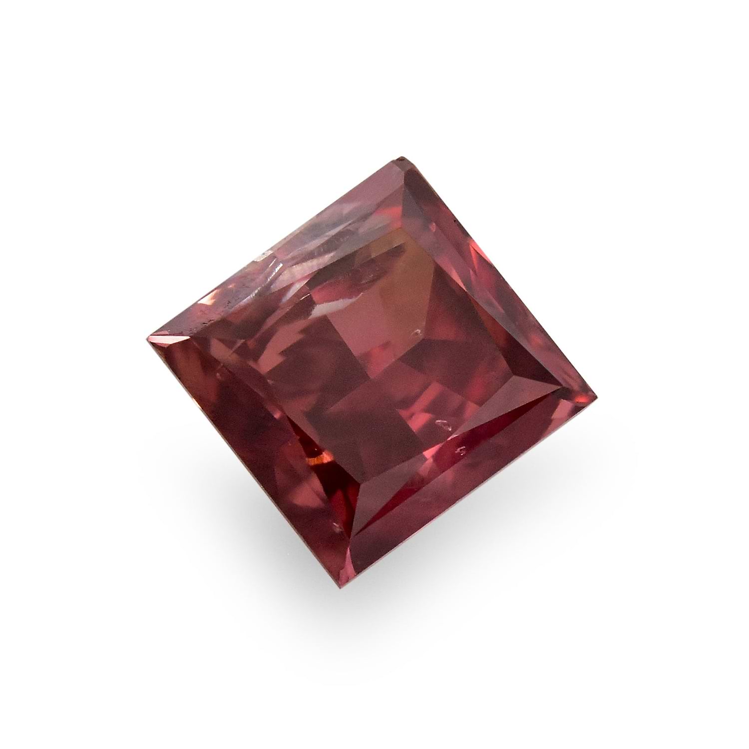 0.56 Carat Fancy Red Princess Diamond (I1) GIA