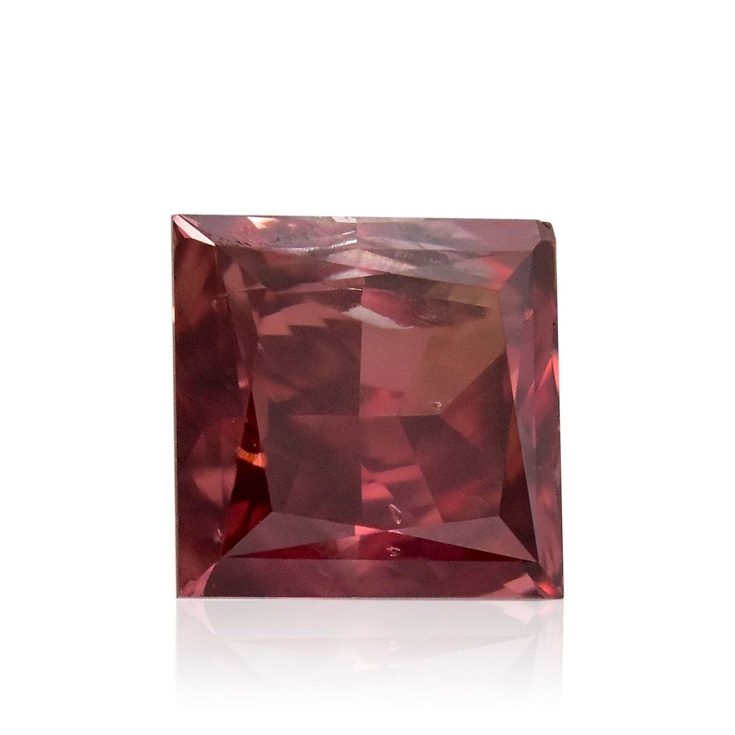 0.56 Carat Fancy Red Princess Diamond (I1) GIA