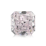 0.40 Carat Fancy Light Purplish Pink Radiant Diamond VS1 GIA