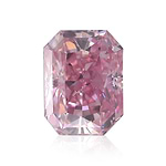 0.40 Carat Fancy Intense Purplish Pink Radiant Diamond (I1) GIA