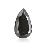 5.31 Carat Fancy Black Pear Diamond  GIA