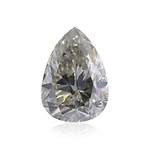 2.03 Carat Fancy Light Gray Pear Diamond (SI2) GIA