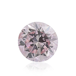 0.40 Carat Fancy Light Pink Round Brillant Diamond I1 GIA
