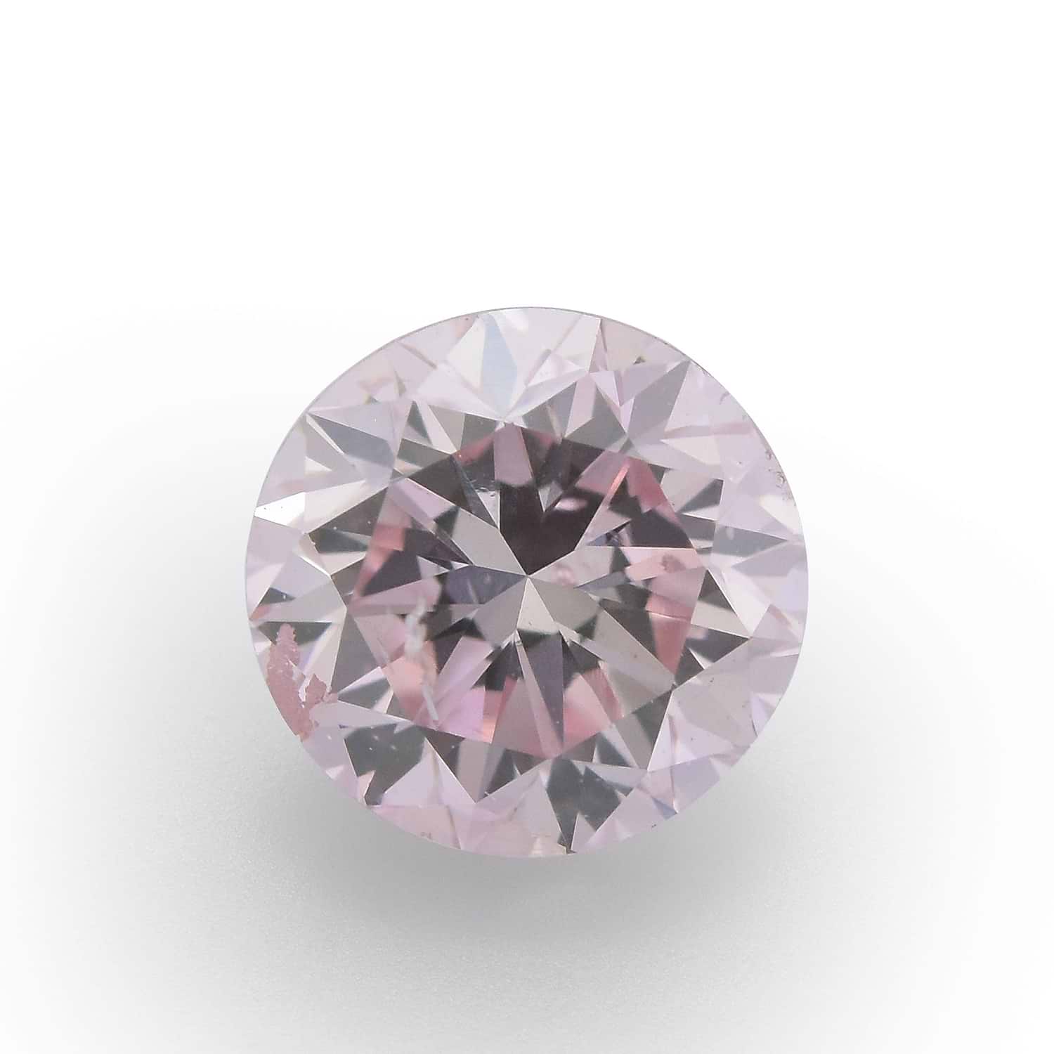 0.40 Carat Fancy Light Pink Round Brilliant Argyle Diamond I1 GIA