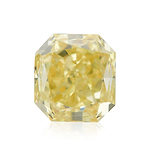0.51 Carat Fancy Yellow Radiant Diamond SI1 GIA
