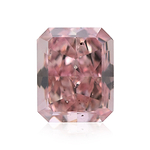 0.29 Carat Fancy Pink Radiant Diamond SI1 GIA