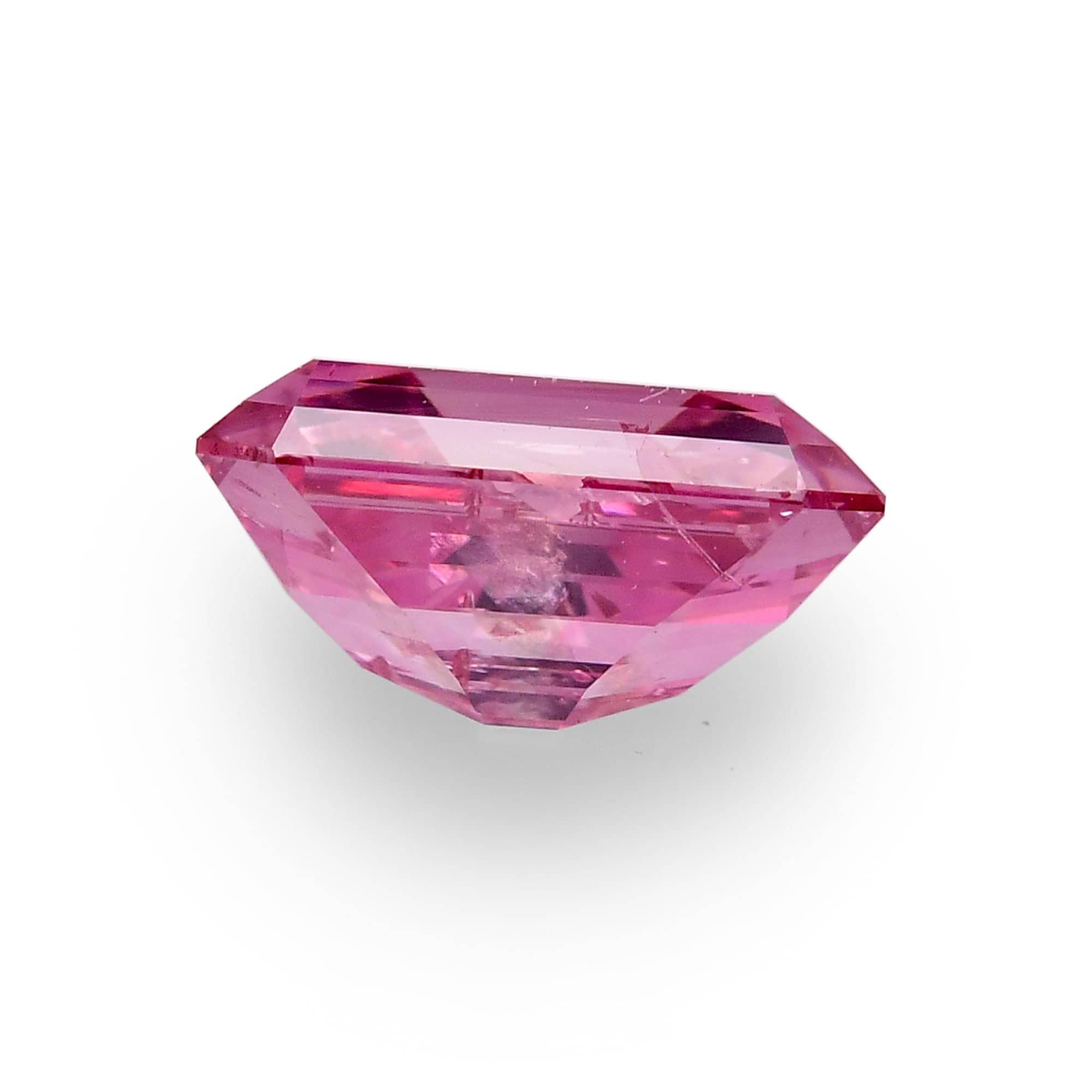 fancy　purple　pink 0.35 Carat Fancy Vivid Purplish Pink Radiant Argyle Diamond