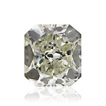 1.72 Carat Fancy Light Yellow Green Radiant Diamond SI1 GIA
