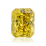1.01 Carat Fancy Deep Yellow Radiant Diamond (SI2) GIA