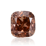 0.31 Carat Fancy Deep Pink Brown Cushion Diamond (SI2) GIA